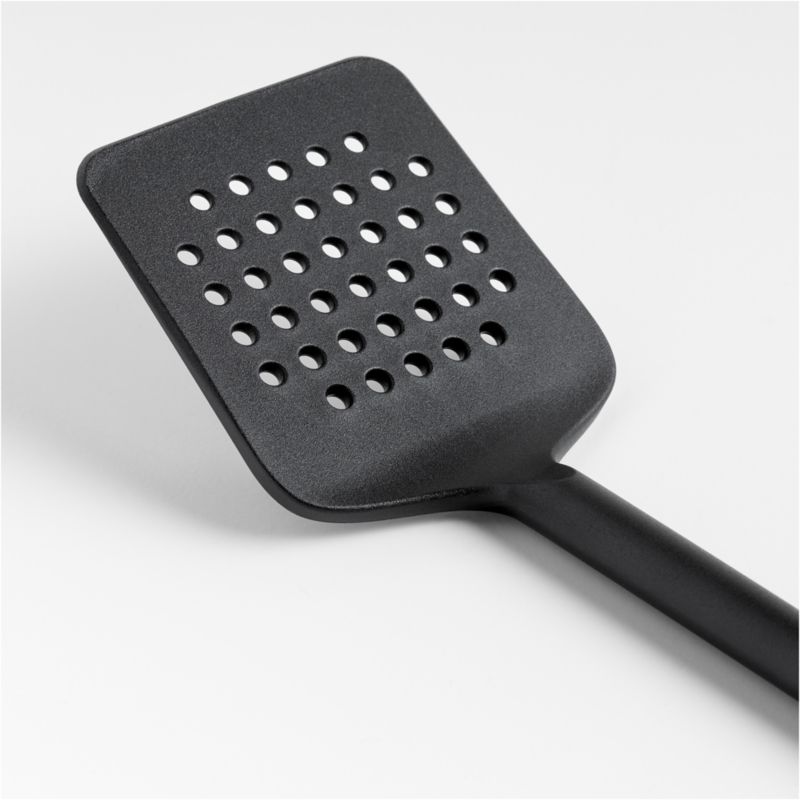 Crate & Barrel Black Nylon Slotted Turner - image 2 of 4