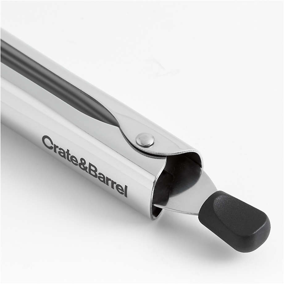 Crate and Barrel Stainless Steel Slotted Ice Scoop | Crate & Barrel