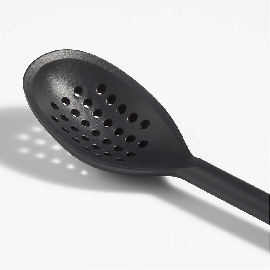 Crate & Barrel Black Nylon Slotted Spoon + Reviews