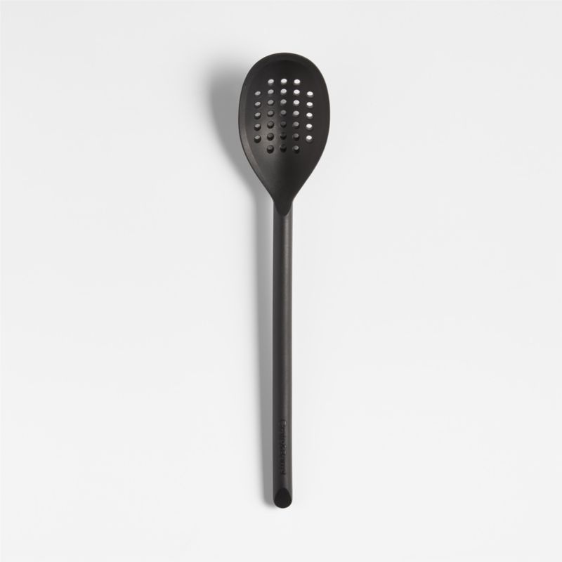 Crate & Barrel Silicone Deep Slotted Spoon