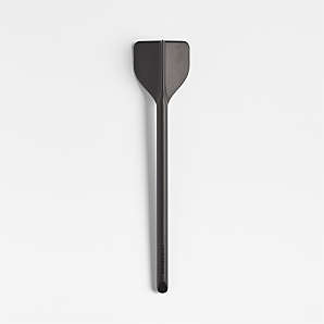 Crate & Barrel Wood and Yellow Silicone Mini Spatulas, Set of 2 +