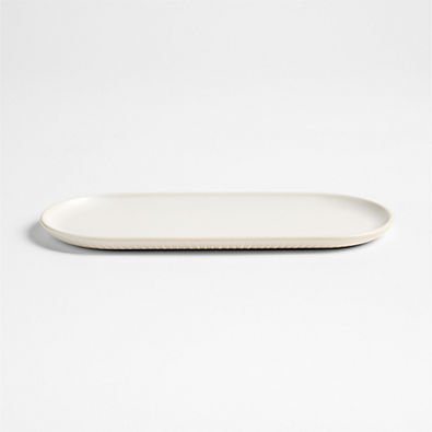 View Clean by Crate Ivory Ceramic Sink Caddy Tray details
