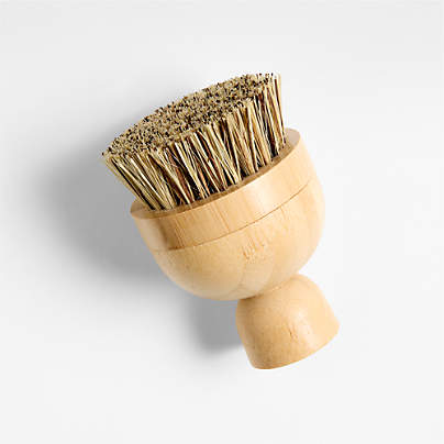 Clean by Crate Natural Palm Brush with Replaceable Head
