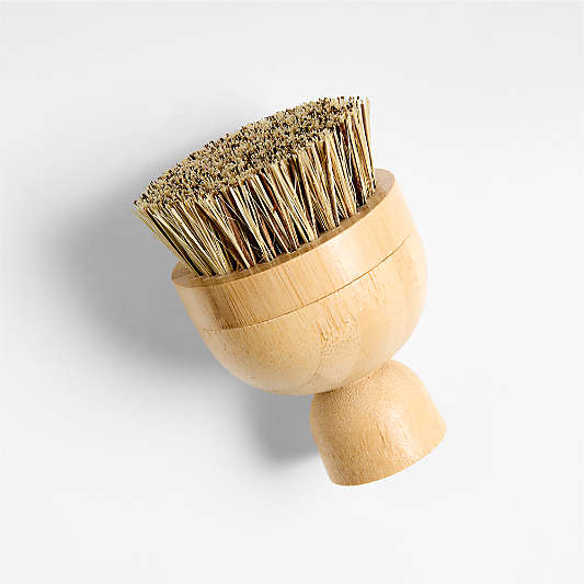 Clean by Crate Natural Palm Brush with Replaceable Head