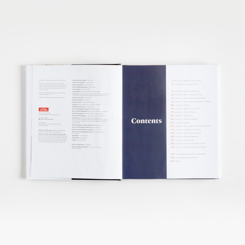 "The Complete Cooking for Two Cookbook 10th Anniversary, Crate & Barrel Gift Edition" Cookbook - image 1 of 3