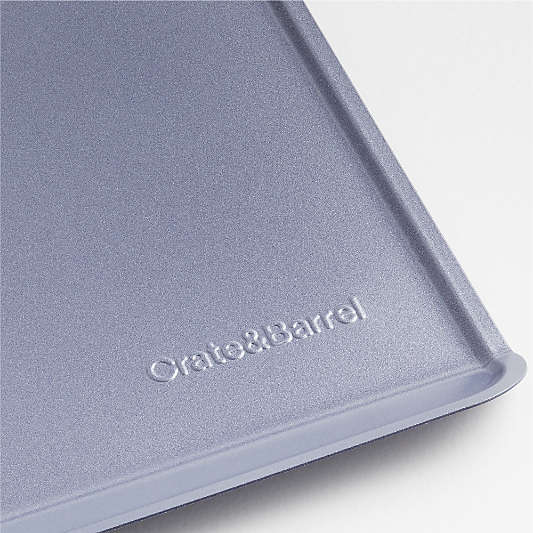 Crate & Barrel Slate Blue Non-Stick Cookie Sheet