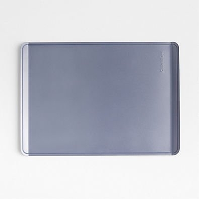 View Crate & Barrel Slate Blue Non-Stick Cookie Sheet details