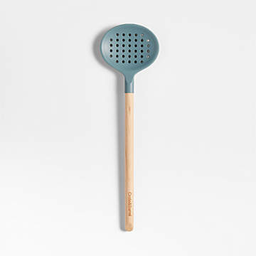 Crate & Barrel Wood and Yellow 12 Silicone Whisk + Reviews