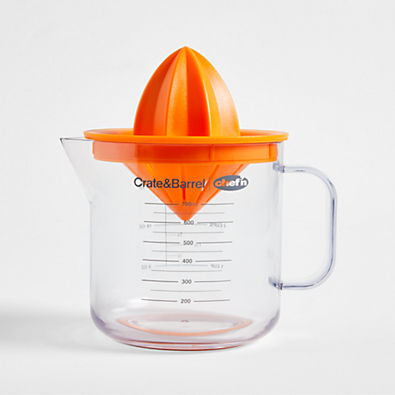 View Crate & Barrel Dual Citrus Juicer with Measuring Cup details