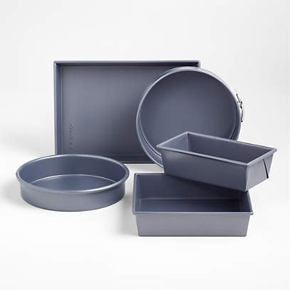 Crate & Barrel Slate Blue 9x13 Rectangular Cake Pan + Reviews