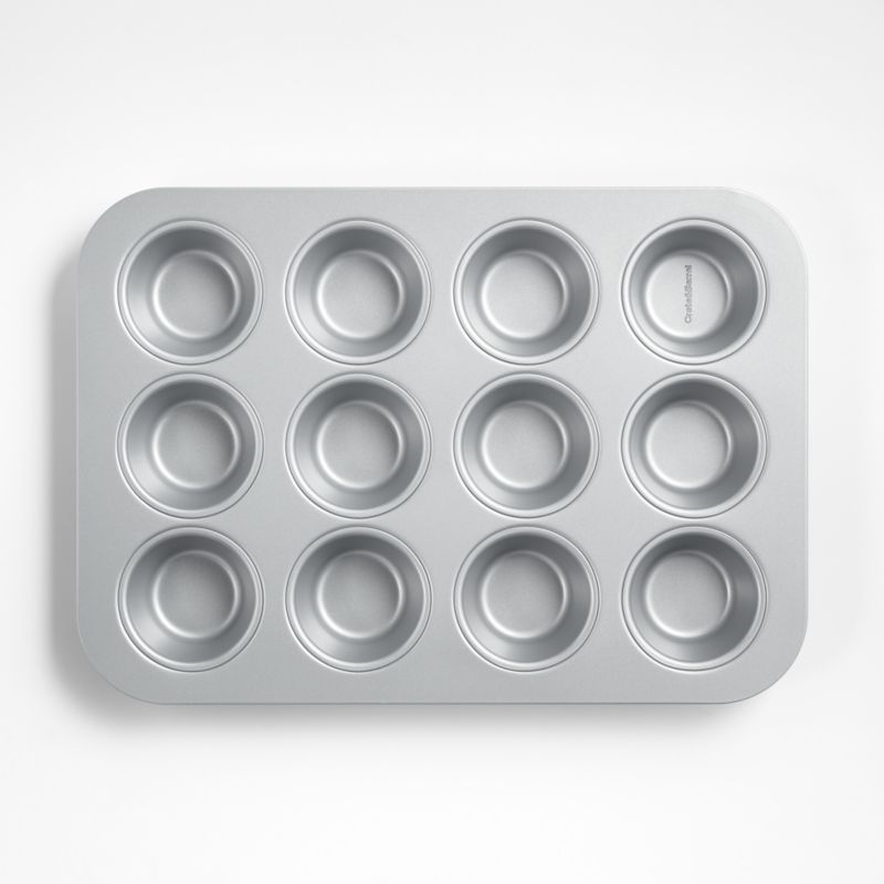 Le Creuset 12-Cup Mini Muffin Tray, Grey