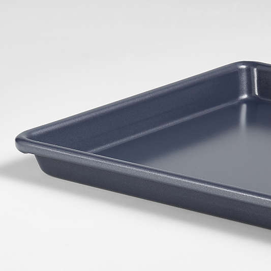 Crate & Barrel Slate Blue Jelly Roll Pan