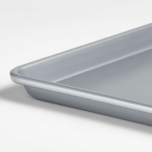 Crate & Barrel Silver Silicone Nonstick Half Sheet Pan