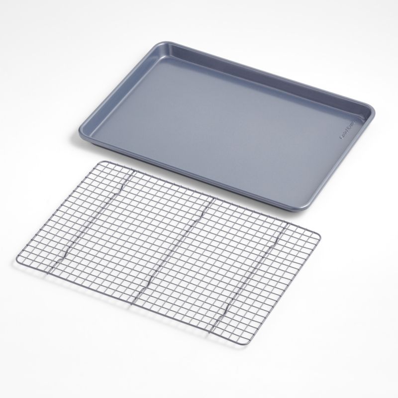 Crate & Barrel Slate Blue Baking Sheet and Cooling Rack Set - image 7 of 7