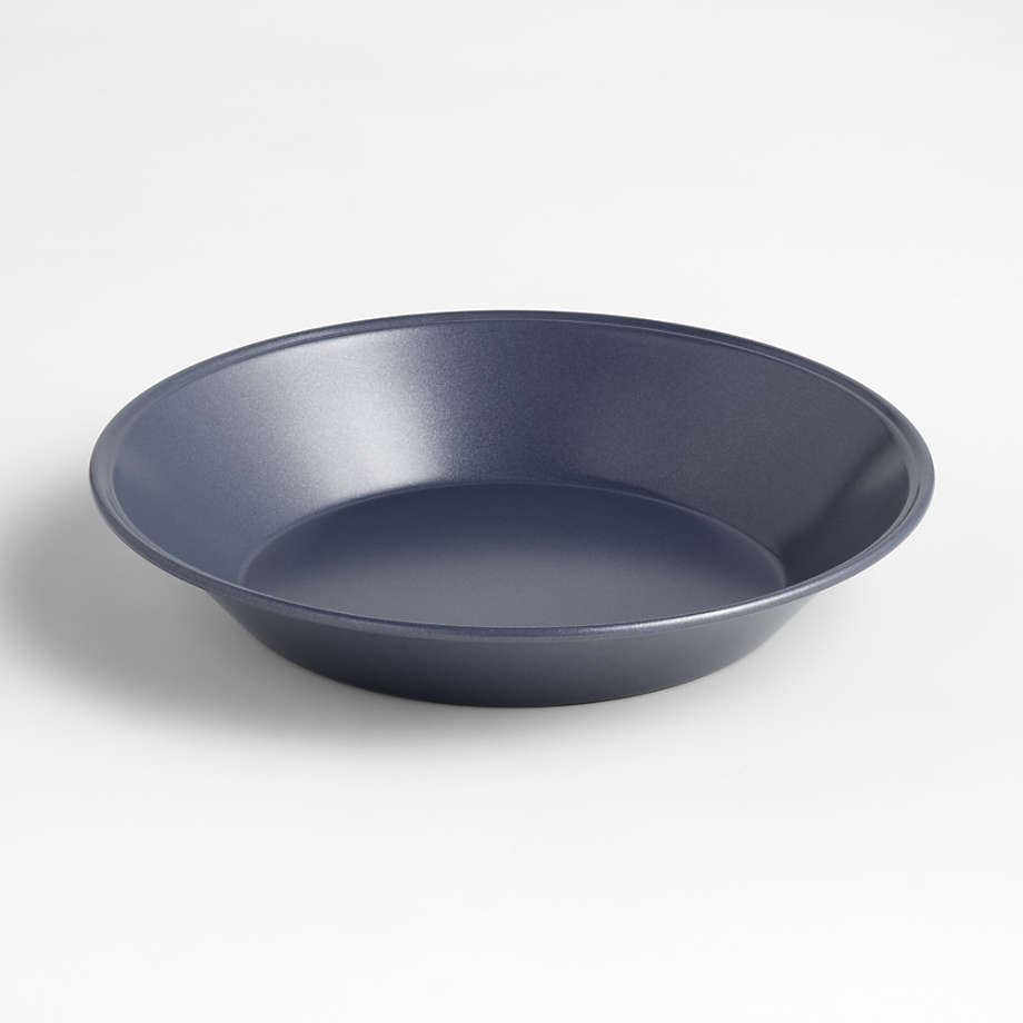 Crate & Barrel Slate Blue 9" Pie Dish | Crate & Barrel