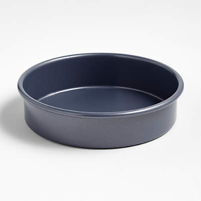 Crate & Barrel Slate Blue 9" Round Cake Pan