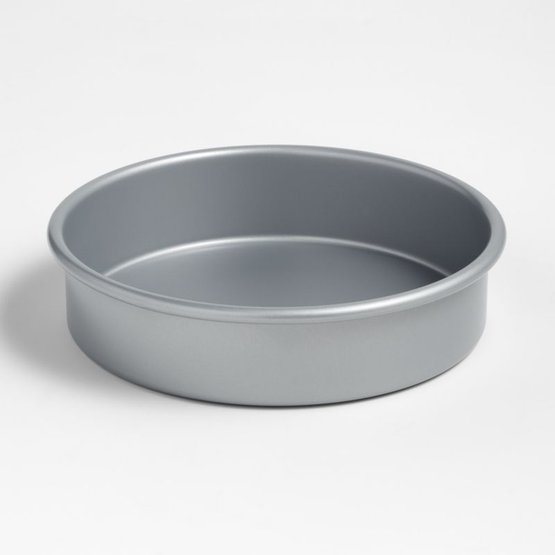 Crate & Barrel Slate Blue 9 Round Cake Pan + Reviews