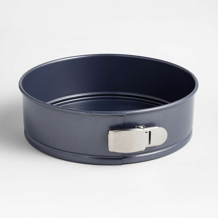 Crate & Barrel Slate Blue 9" Springform Pan + Reviews | Crate & Barrel