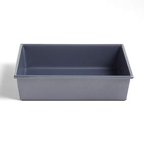 Crate & Barrel Slate Blue 9x13 Rectangular Cake Pan