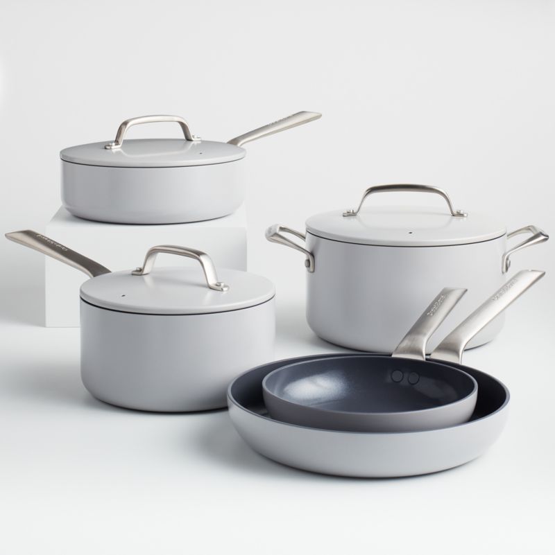 Crate & Barrel EvenCook Ceramic Terracotta Ceramic Nonstick 12 Fry Pan  with Lid + Reviews