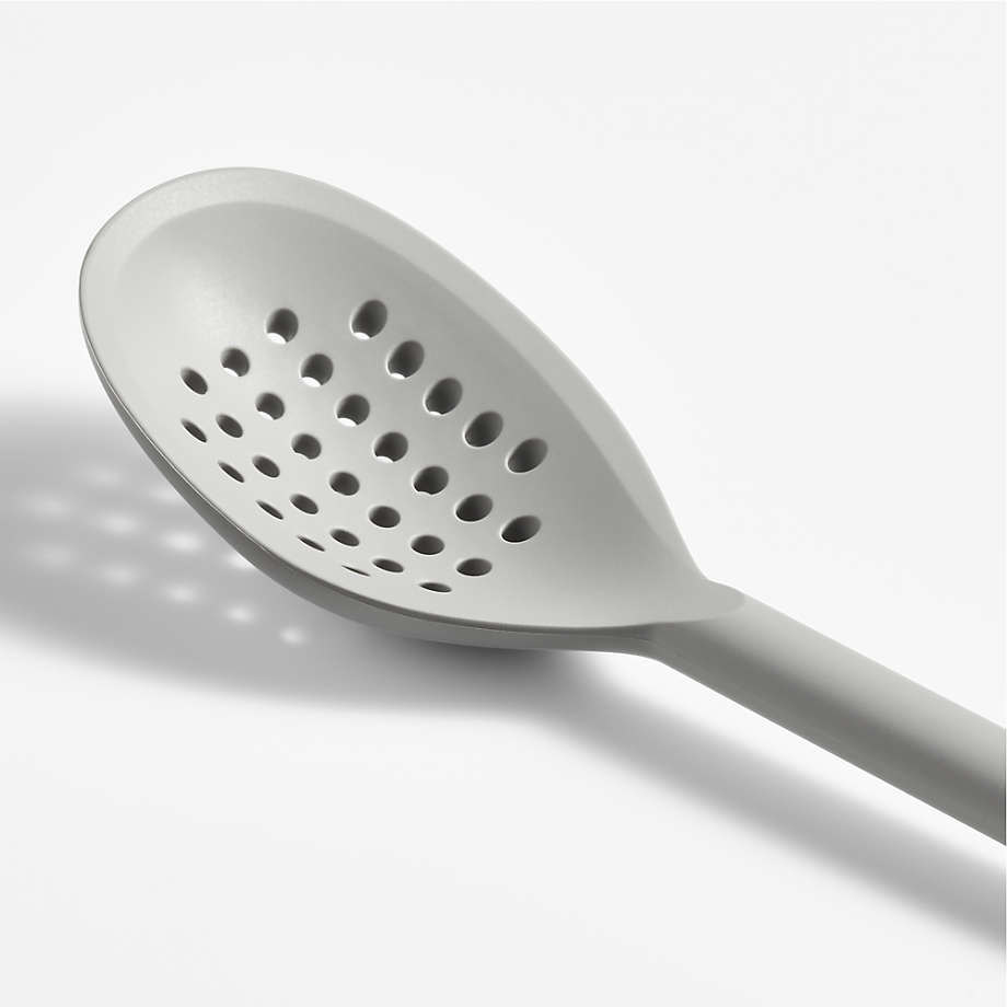 Crate & Barrel Grey Silicone Utensils