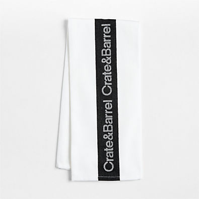 View Crate & Barrel Jacquard Kitchen Towel details