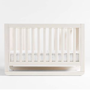 Montauk White Wood Baby Crib by Leanne Ford