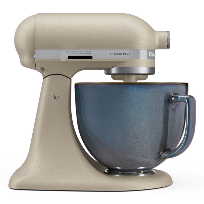 Crate & Barrel x KitchenAid Stand Mixer Ceramic 5-Qt. Marin Slate Blue Mixing Bowl - image 4 of 8