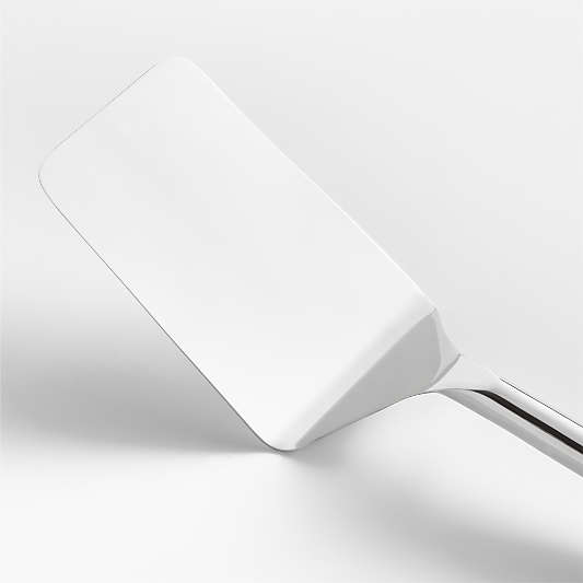 Crate & Barrel Long Flexible Stainless Steel Turner Spatula