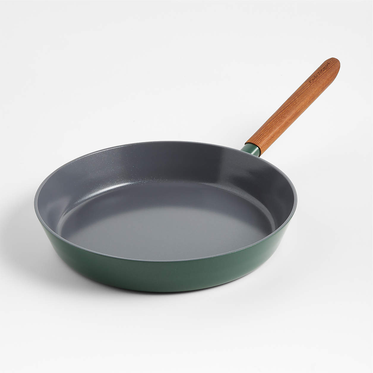 Crate & Barrel Monterey Cypress Green 12" NonStick Ceramic Fry Pan Crate & Barrel
