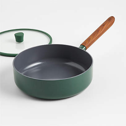 GreenPan Hudson 3 Quarts Non-Stick Hard-Anodized Aluminum Saute Pan with Lid  & Reviews