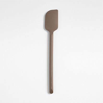 View Crate & Barrel Mushroom Brown Silicone Scraper Spatula details