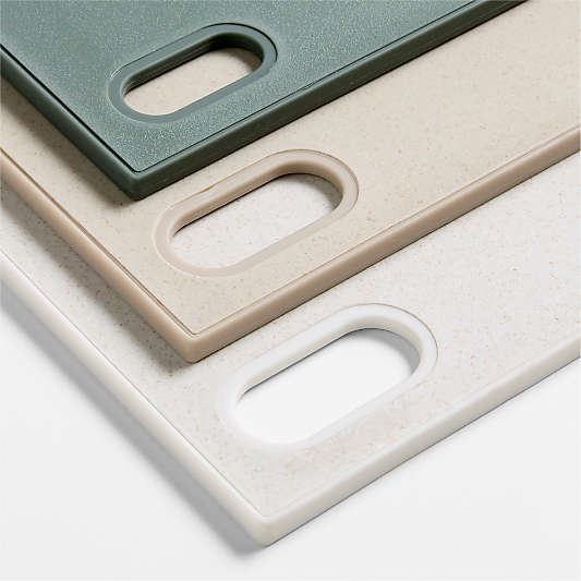 Crate & Barrel Non-Slip Cutting Boards, Set of 3