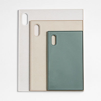 View Crate & Barrel Non-Slip Cutting Boards, Set of 3 details