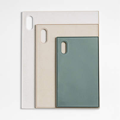 Crate & Barrel Non-Slip Cutting Boards, Set of 3
