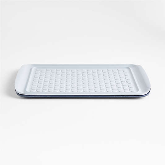 Crate & Barrel Prep and Serve Stacking Grill Prep Trays, Set of 2