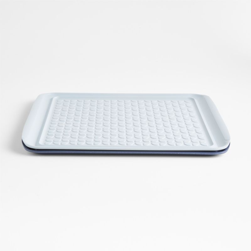 Extra-Large Prep and Serve Stacking Grill Prep Trays, Set of 2 - image 3 of 6