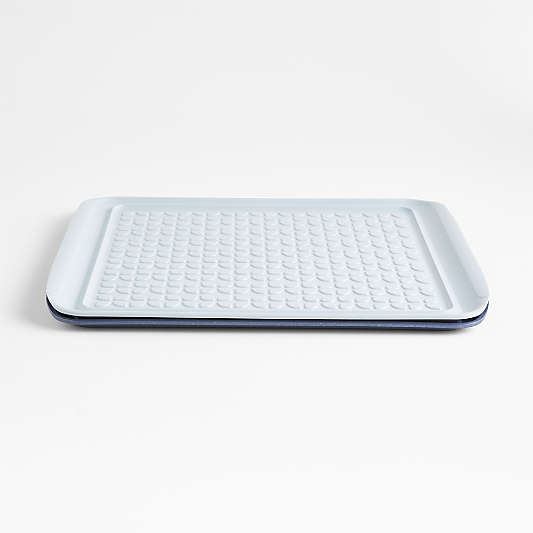 Extra-Large Prep and Serve Stacking Grill Prep Trays, Set of 2