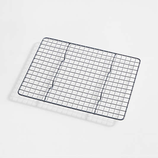 Crate & Barrel Slate Blue Quarter Sheet Cooling Rack