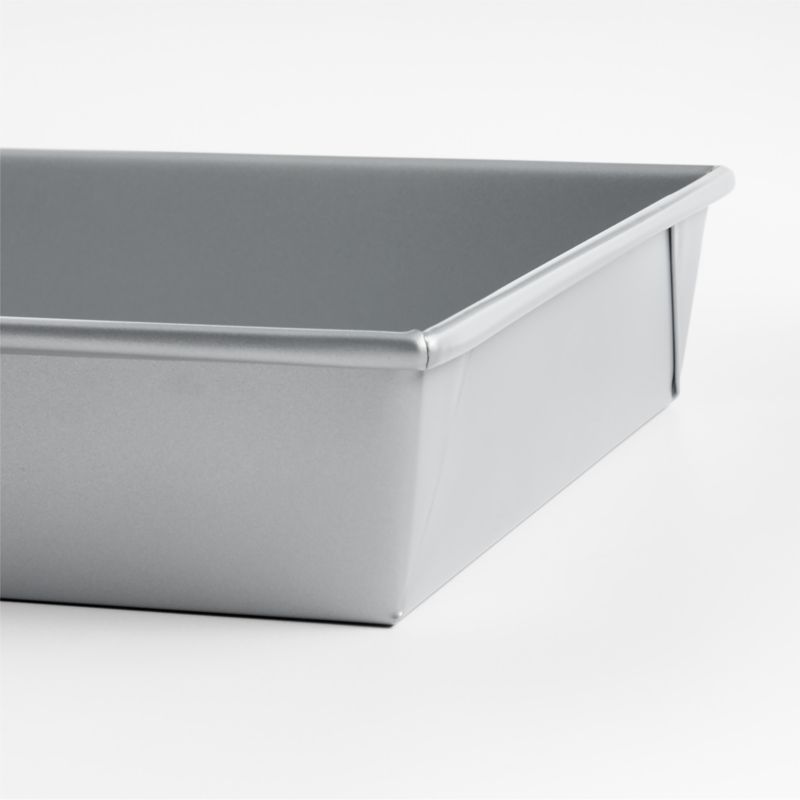 Crate & Barrel 9"x13" Silver Rectangle Cake Pan