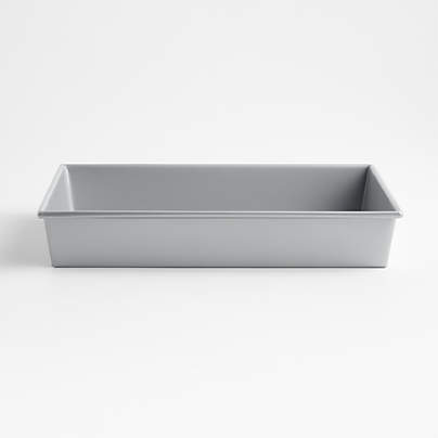 Crate & Barrel 9"x13" Silver Rectangle Cake Pan