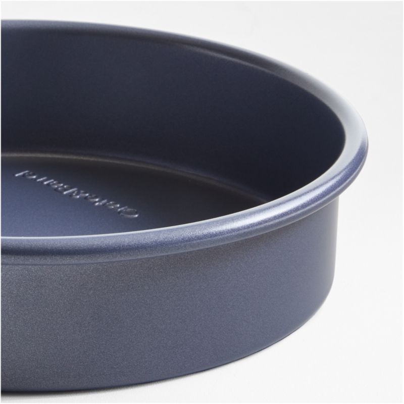 Crate & Barrel Slate Blue 9 Round Cake Pan + Reviews