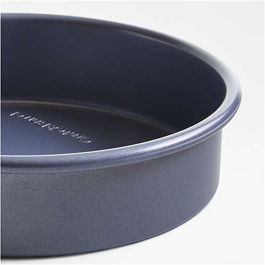 Crate & Barrel Slate Blue 8" Round Cake Pan