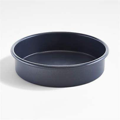 Crate & Barrel Slate Blue 6-Cup Jumbo Muffin Pan + Reviews