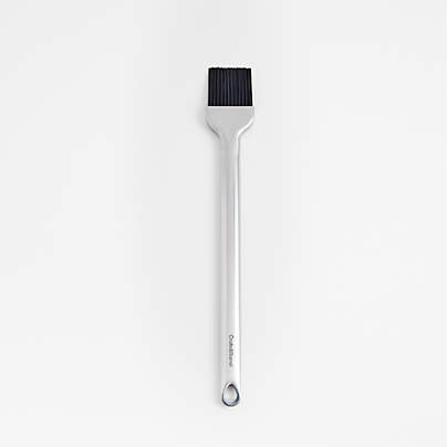 Crate & Barrel Stainless Steel Grill Basting Brush