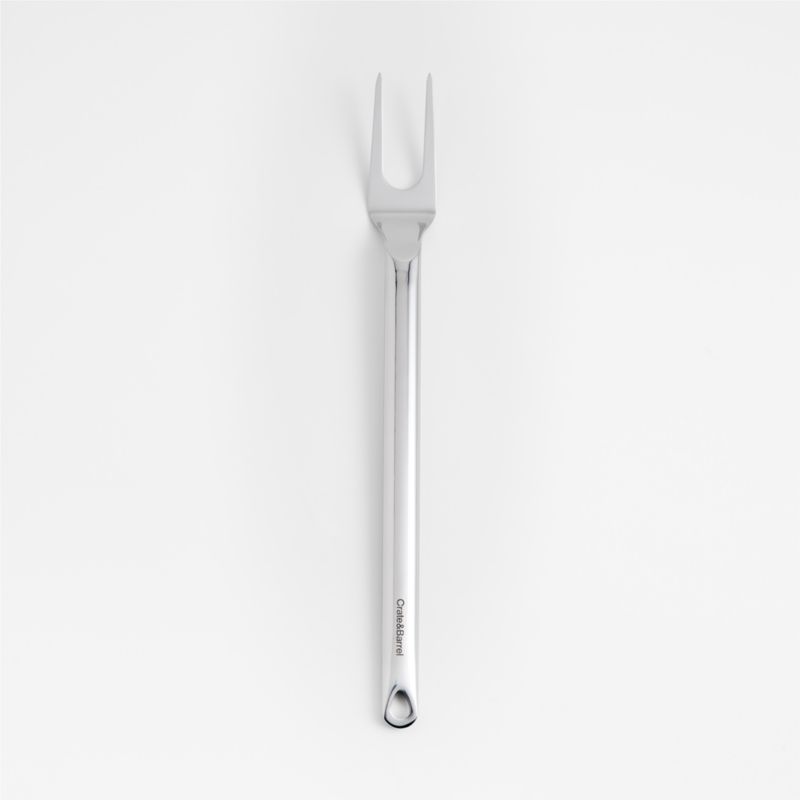 Crate & Barrel Stainless Steel Grill Fork