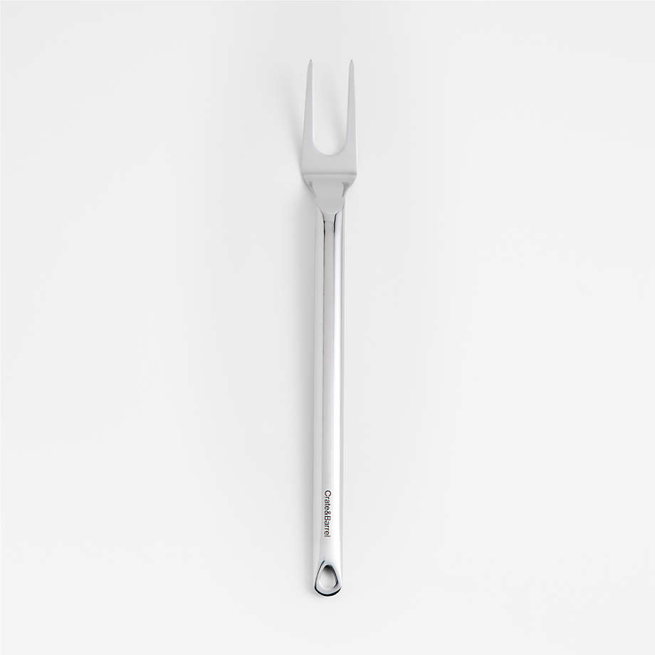 Crate & Barrel Stainless Steel Grill Fork