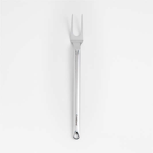 Crate & Barrel Stainless Steel Grill Fork