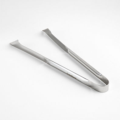 View Crate & Barrel Stainless Steel Grill Tongs details