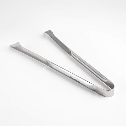 Crate & Barrel Stainless Steel Grill Tongs